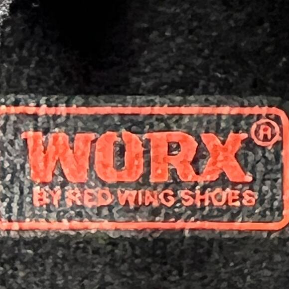 Worx X Red Wing 6550 Black Leather Safety Toe Lace Up Oxford Size US 7.5 main image 7